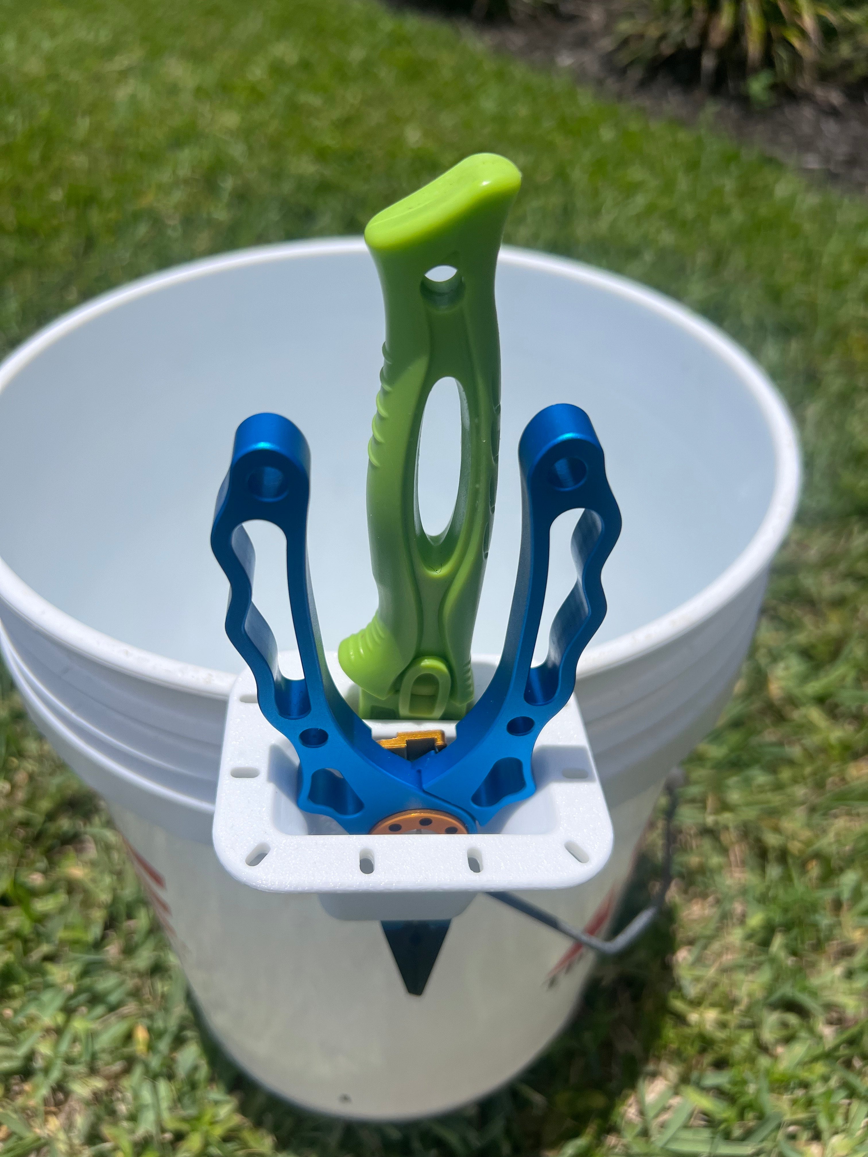Bucket Buddy Mini - Fishing Knife and Tool Holder - Marine Boat Fishing Tools