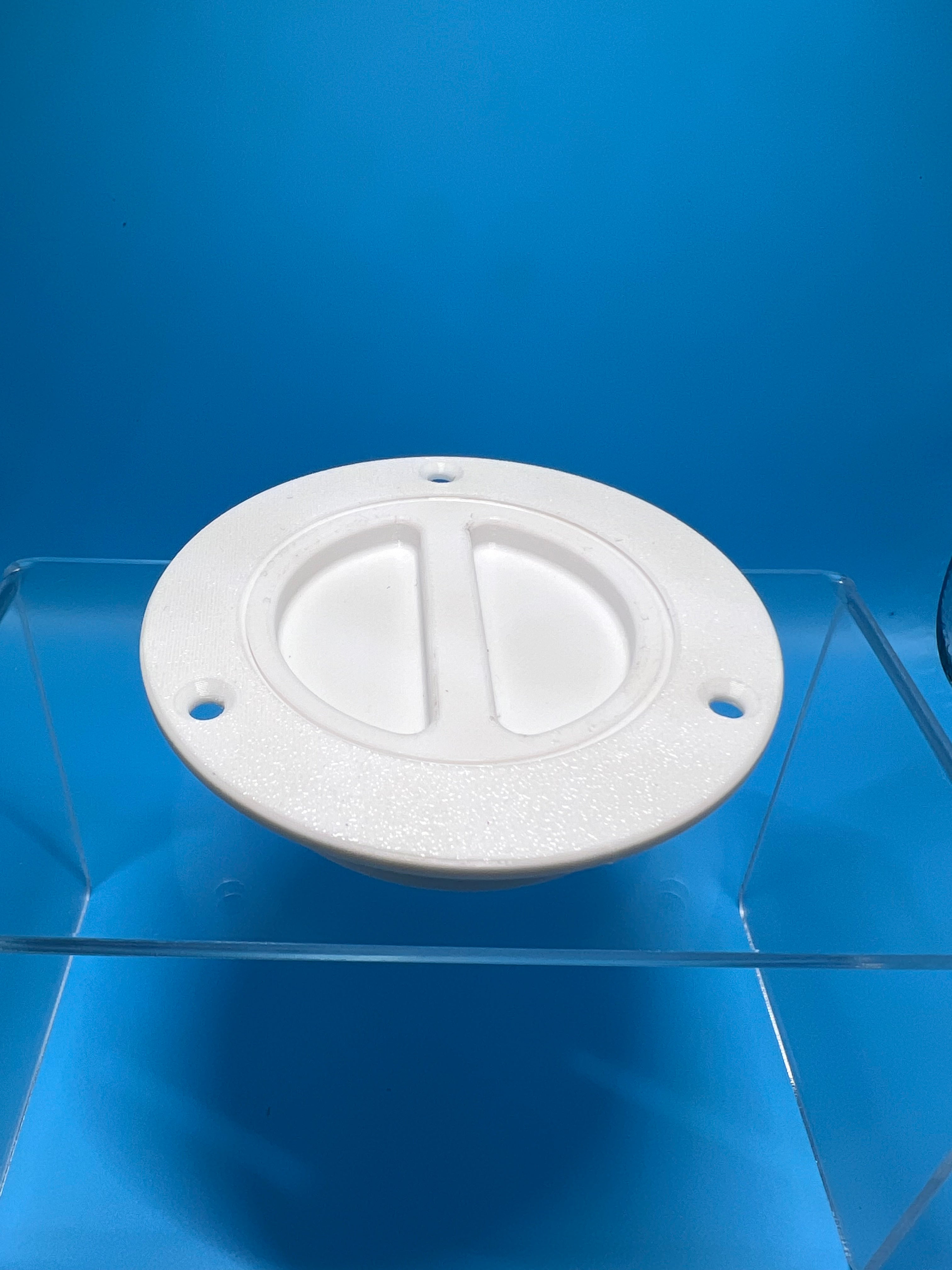 2.5” Boat Gunnel Rod Holder Trim Ring Grommet Replacement White PETG Marine